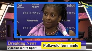 Olimpiadi Parigi La pallavolo femminile in finale per loro batte la Turchia 30 [upl. by Casimir]