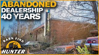 Dealership Abandoned 40yrs Ago Collier Motors AMC Private Tour  Barn Find Hunter [upl. by Ranson]