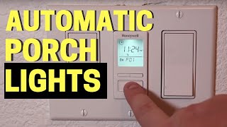 Automatic Light Switch Timer Installation  Defiant Timer Light Switch [upl. by Liamsi]