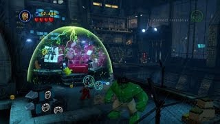 LEGO Marvel Super Heroes 100 Guide 2  Times Square Off All 10 Minikits Stan Lee in Peril [upl. by Walcoff668]