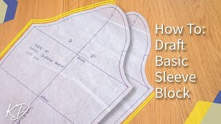 DETAILED HOW TO MAKE BASIC SLEEVE PATTERN  KIM DAVE [upl. by Nesnaj]