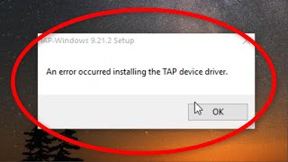 VPN  All TAP Windows adapters on this system are currently in use [upl. by Nath]