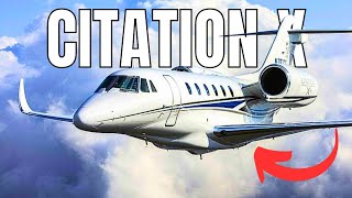 The Cessna Citation X FULL AIRCRAFT REVIEW [upl. by Yelyac]