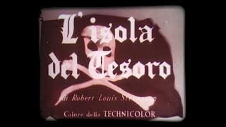 Titoli in italiano de quotLisola del tesoroquot di W Disney copia 16mm in Technicolor [upl. by Nylasoj]