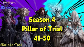 DragonHeir Silent Gods  Season 4  Pillar of Trial Ice and Necrosis  Floor 41  50 [upl. by Sondra]