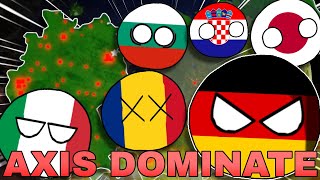 AXIS POWERS DOMINATE EUROPE IN A PUBLIC SERVER Roblox Rise of Nations [upl. by Elyod]