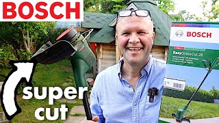 Best budget BOSCH STRIMMER on Amazon EasyGrassCut 26 unboxing amp first impressions review [upl. by Annawaj]