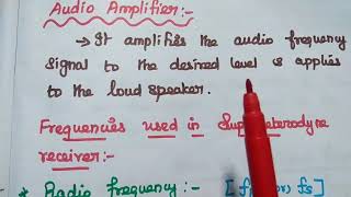 LECT16  SUPERHETERODYNE RECEIVER amp CONCEPT OF IMAGE SIGNAL [upl. by Eppes96]