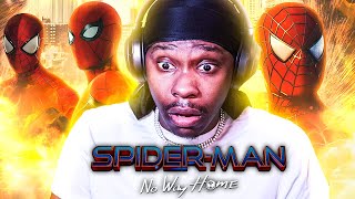 My First Time Watching SpiderMan No Way Home  Movie Reaction [upl. by Marola]