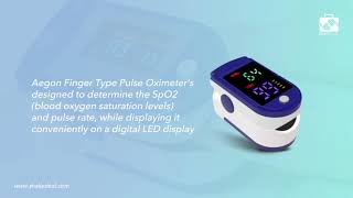 Aegon LK87  Blue amp White Fingertip Clip Type Pulse Oximeter  Best Oxygen Concentrator [upl. by Eta]