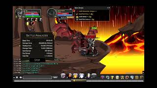 AQW  Archfiend Dragonlord solo in 2 minutes with Elemental Warrior and no potions with forge [upl. by Dragone]