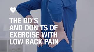 The dos and donts of exercise with low back pain [upl. by O'Toole]