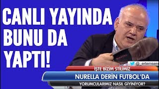 Ahmet Çakar canlı yayında ayakkabısını çıkardı fırçayı bastı [upl. by Tenner812]