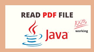 How to read pdf file in java  Java Programming [upl. by Gemmell]