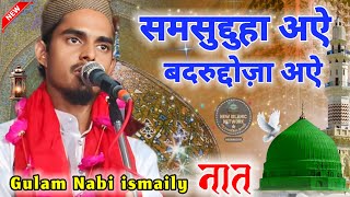 Gulam Nabi ismaily Barabankvi Naat  Samsudduha aye Badruddoza aye naat sharif [upl. by Harac]