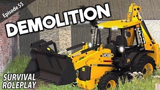 YARD DEMOLITION  Survival Roleplay  Episode 55 [upl. by Mayer]