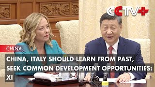 China Italy Should Learn from Past Seek Common Development Opportunities Xi [upl. by Anrahc]