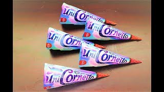 BARU 😍 Bocah Imut Review Es Krim Cornetto Unicorn 🦄  UNICORNETTO   Unicorn Ice Cream Review [upl. by Atinek]