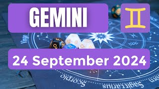 Gemini horoscope  Gemini Horoscope for Today 24 September 2024 [upl. by Cramer829]