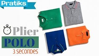 Comment plier un polo en 3 secondes [upl. by Taub]