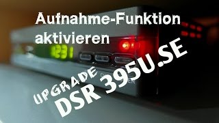 Aufnahmefunktion aktivieren DSR395USE  SatReceiver [upl. by Raphaela204]