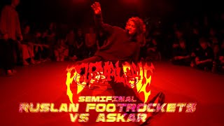 Ruslan Footrockets vs Askar Avrora BBoys ♠ Semifinal PODVALOVE III [upl. by Violette]