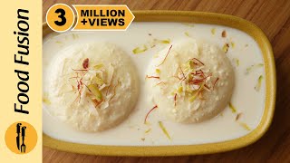 Rasmalai recipe with milk powder By Food Fusion [upl. by Marsden]