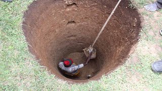 Amazing Fastest Well Digging by Hand  Extremely Ingenious Construction Workers [upl. by Notsag845]