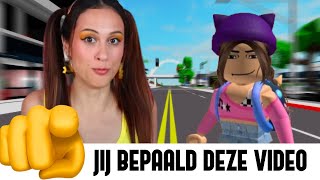 Djamila Speelt Roblox Maar JIJ Bepaald De Video [upl. by Einhpets]