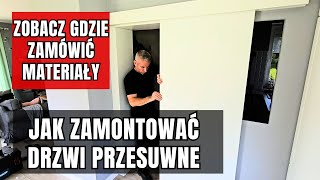 Jak Zamontować Drzwi Przesuwne [upl. by Atnovart974]