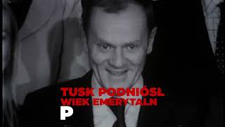 Tusk podniósł Polakom wiek emerytalny [upl. by Pardner364]