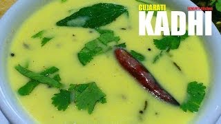 Gujarati Kadhi Recipe Restaurant  wedding style [upl. by Zetra203]