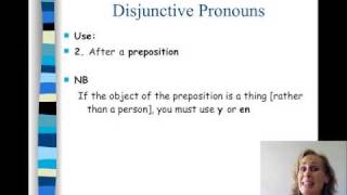 ilearn french  Disjunctive Pronouns [upl. by Terrell]