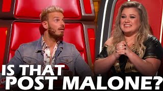 TOP 5 POST MALONE COVERS ON THE VOICE  BEST AUDITIONS [upl. by Weil306]