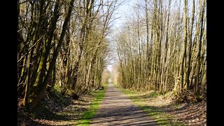 Belgium by Bike Ravel Huy Ciney L126 Section Havelange Hamois Avril 2021 by HabariSalam [upl. by Melisenda927]