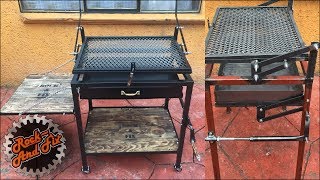 Como hacer una Parrilla Giratoria paso a paso  Homemade Rotating Grill [upl. by Enella]