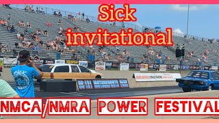 nmca nmra power festival 4 second drag n drive exhibitionsstevemorrisracing Motorsportkyle [upl. by Annissa]