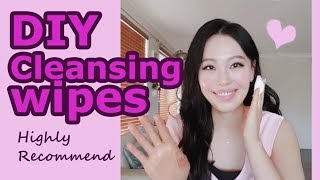 DIY facial Cleansing Wipes Highly recommend [upl. by Mahoney197]