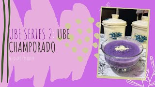 Ube Champorado With Coconut Milk [upl. by Bathilda290]