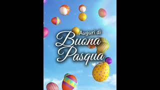 Auguri di Buona Pasqua Con pioggia di ovetti [upl. by Nolitta]