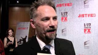 David Meunier aka Johnny Crowder at the quotJustifiedquot season 3 premiere in LA 1102012 [upl. by Roderich95]