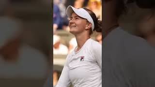 Barbora Krejcikova matchball Wimbledon semifinal [upl. by Gonnella]