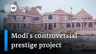 Why Indias Ayodhya Ram Mandir temple inauguration is so controversial  DW News [upl. by Larrie218]