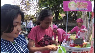 Indonesia Bali Street Food 1865 Bownies Jack Nature Cake Kue Brownies Nangka [upl. by Cris581]