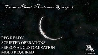 Space Engineers  Treasure Planet Montressor Spaceport [upl. by Red]