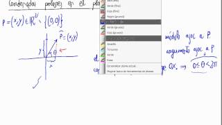 Coordenadas polares en el plano [upl. by Atteuqnas]