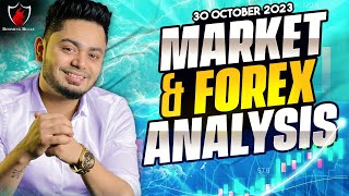 Market Analysis amp Forex Analysis  30th October 2023  Anish Singh Thakur  Booming Bulls [upl. by Neeli65]