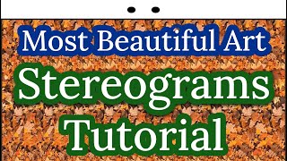 How To See Stereograms Tutorial Parallel Vision [upl. by Doownel]