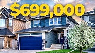 Tour a 729000 Home with ULTIMATE Backyard in Airdrie Real Estate 2022 [upl. by Gaddi]