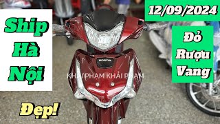 Honda Wave 125i nhập khẩu Thái Lan màu Đỏ Nổ Máy ship Hà Nội ngày 120924Khải Phạm wave wave125 [upl. by Aninay]